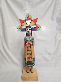 Native American Hopi Carved Shalako Dancer Katsina Doll at Kachina