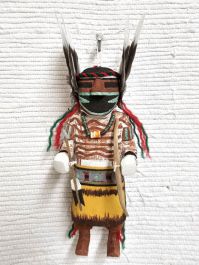 工芸品 Kachina doll Kachina Doll, Koshare Clown · Brooklyn Museum