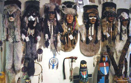 Uplifted trappe Kejser Native American Masks For Sale | Kachina House