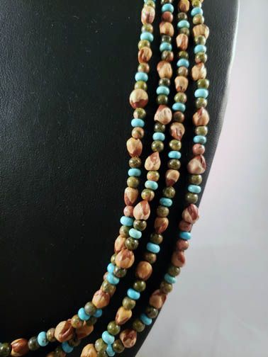 Native American Ghost Beads (36bc30) - Mission Del Rey Southwest