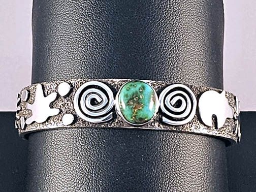 NATIVE AMERICAN ZUNI TURQUOISE BRACELET BABY BRACELET BY IRMA UNKESTINE |  eBay