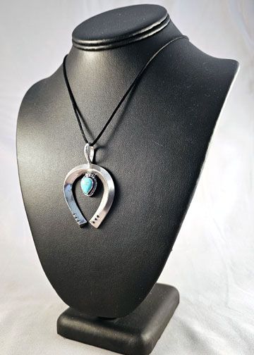 Turquoise Naja Pendant in Sterling Silver | Kachina House