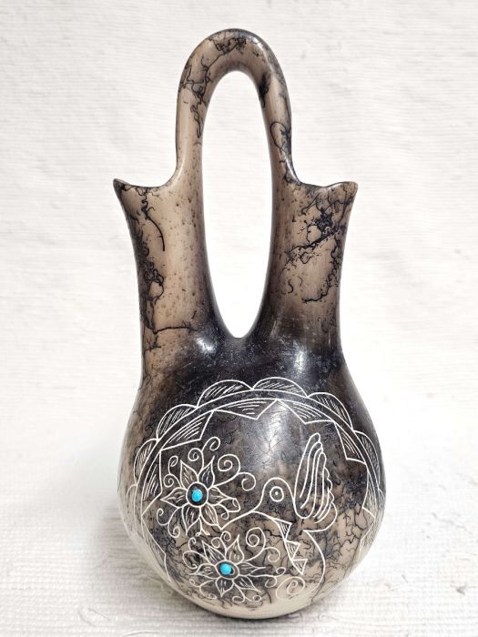 Horsehair Wedding Vase Pottery | Kachina House
