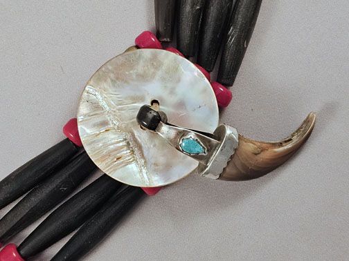 Best Vintage Native American Navajo Abalone Shell Lester Sterling Silver Bracelet Best Vintage Native American Navajo Abalone Shell Lester Sterling Silver Bracelet