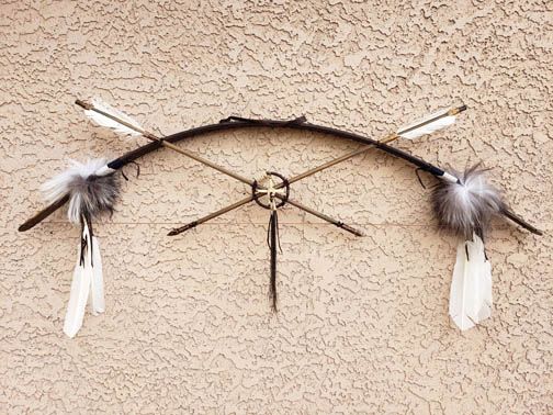 【VINTAGE】レアなNavajo Handmade Bowと2本の矢 VINTAGE】レアなNavajo Handmade Bowと2本の矢 27