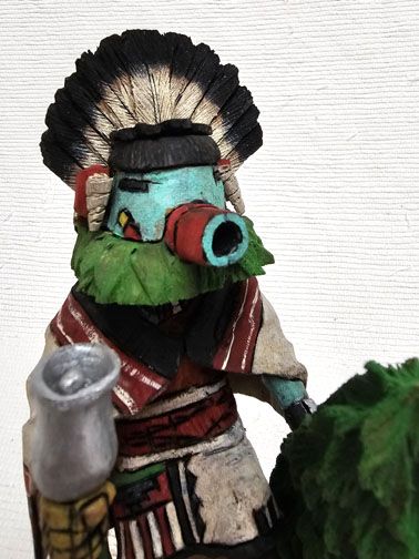 Native American Hopi Carved Morning Singer Katsina Doll at