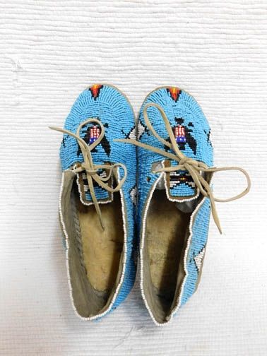 vintage indian moccasins