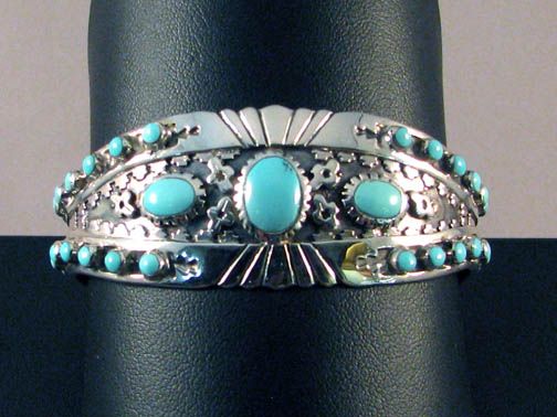 How to make a Sterling Silver Turquoise Cuff Bracelet from Start