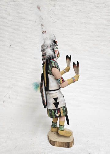 Native American Hopi Carved Butterfly Maiden Dancer Katsina Doll
