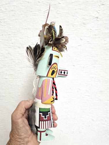 Old Style Hopi Carved Badger Traditional Powerful Healer Kachina