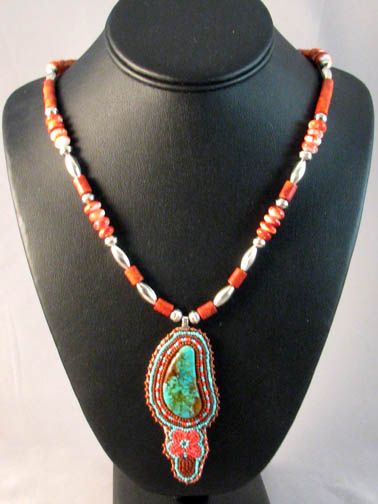 Native American Algonquin Made Beaded 