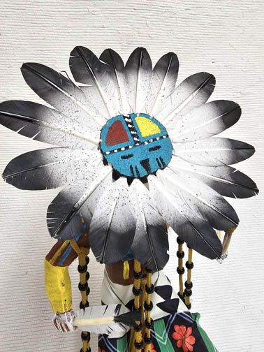 Native American Made Sunface Kachina Doll at Kachina House