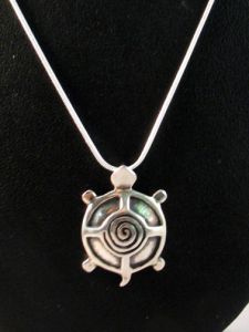 Native American Apache Made Turtle Necklace