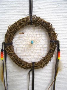 Native American Navajo Made Dreamcatchers--Willow