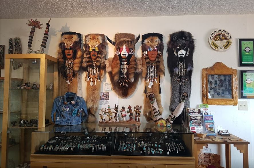 Native American Jewelry Display at Kachina House