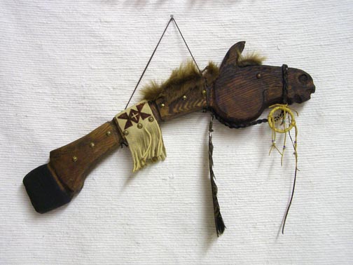 Native American Made Horse Stick Native American Horse Stick