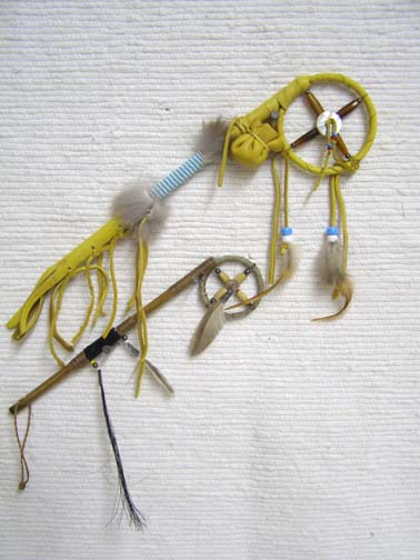 Native American Navajo Made Medicine Man Sticks Navajo Made Medicine Man Sticks