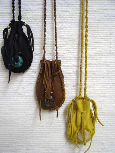 Native American Hour Glass Bags