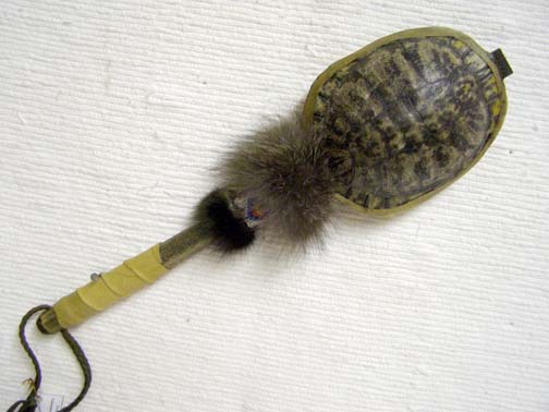 Native American Made Turtle Shell Rattle Cherokee Turtle Rattle