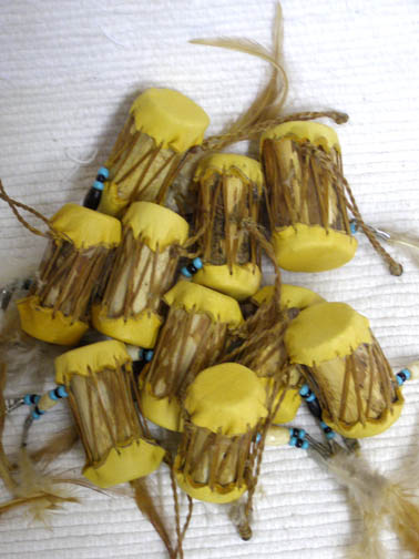 Native American Made Mini Drums Native American Mini Drums
