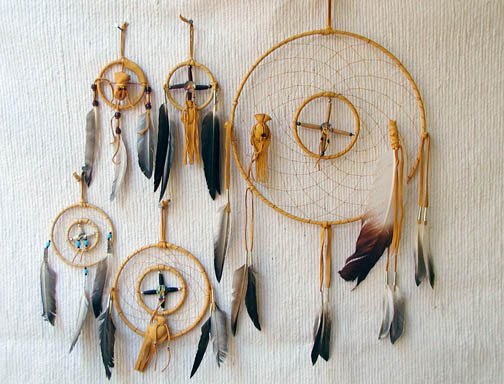 Native American Navajo Made Medicine Wheel Dreamcatchers Navajo Made Medicine Wheel Dreamcatchers